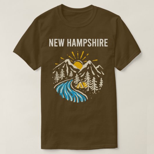 Landschap New Hampshire T-shirt (Design voorkant)