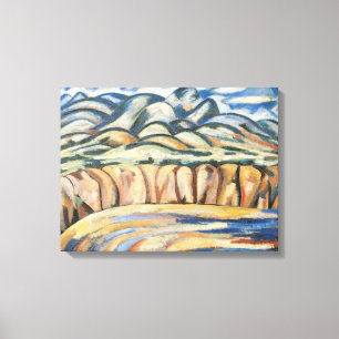 Landschap, New Mexico door Marsden Hartley, Fijne Canvas Afdruk