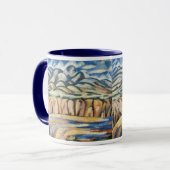 Landschap, New Mexico door Marsden Hartley, Fijne Mok (Voorkant links)