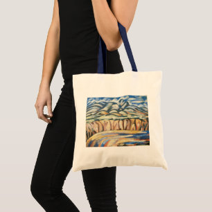 Landschap, New Mexico door Marsden Hartley, Fijne Tote Bag