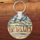 Landschap, New Mexico door Marsden Hartley, Fine A Sleutelhanger (Voorkant)