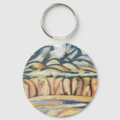 Landschap, New Mexico door Marsden Hartley, Fine A Sleutelhanger (Achterkant)