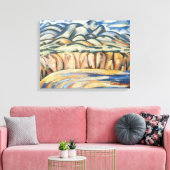 Landschap, New Mexico van Marsden Hartley, Fijne K Canvas Afdruk (Insitu (Woonkamer))