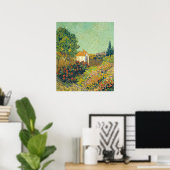 Landschap - niet Vincent van Gogh Fine Art Poster (Thuiskantoor)