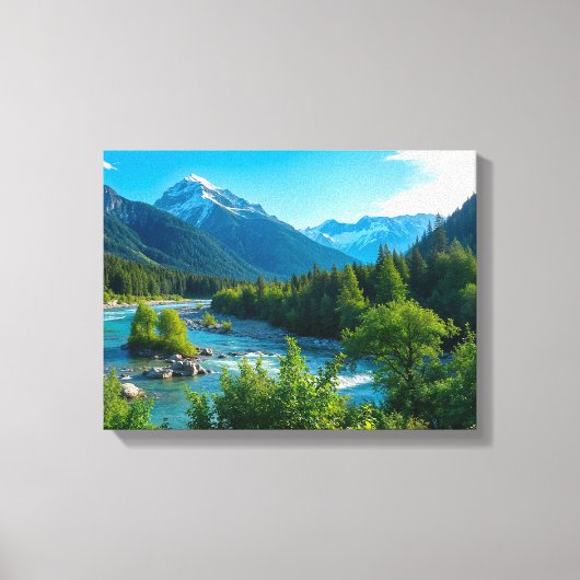 Landschap No. 10, Landschap Serie Canvasprint Canvas Afdruk (Voorkant)