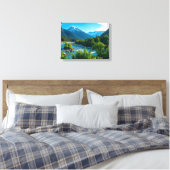 Landschap No. 10, Landschap Serie Canvasprint Canvas Afdruk (Insitu (Slaapkamer))