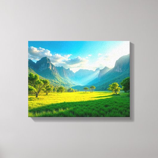 Landschap No. 13, Landschap Serie Canvasprint Canvas Afdruk (Voorkant)