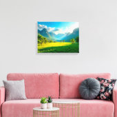 Landschap No. 13, Landschap Serie Canvasprint Canvas Afdruk (Insitu (Woonkamer))