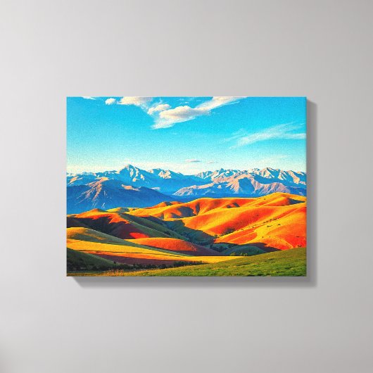 Landschap No. 14, Landschap Serie Canvasprint Canvas Afdruk (Voorkant)