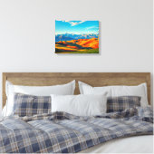 Landschap No. 14, Landschap Serie Canvasprint Canvas Afdruk (Insitu (Slaapkamer))