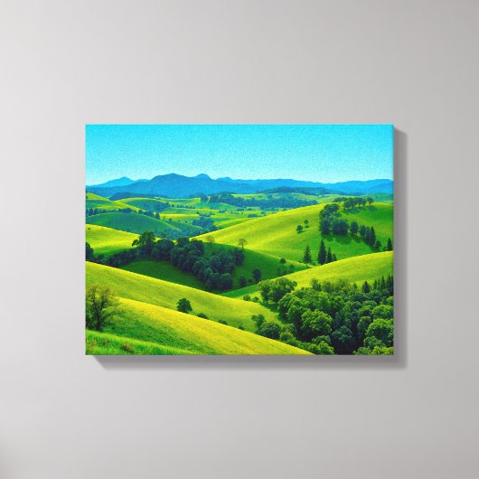 Landschap No. 15, Landschap Serie Canvasprint Canvas Afdruk (Voorkant)