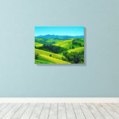 Landschap No. 15, Landschap Serie Canvasprint Canvas Afdruk (Insitu (Houten vloer))