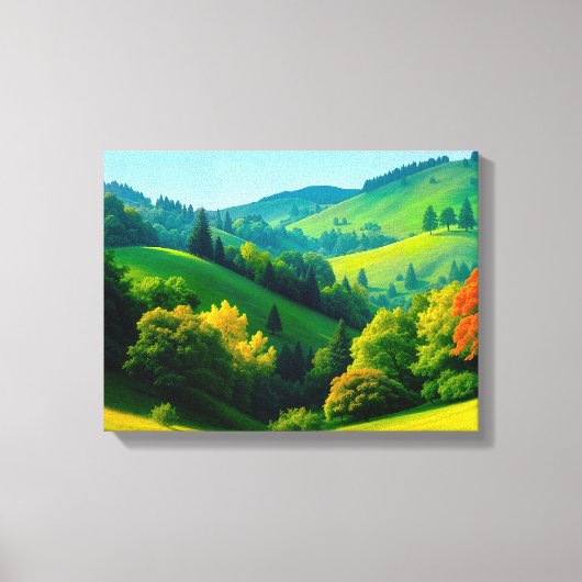 Landschap No. 2, Landschap Serie Canvasprint Canvas Afdruk (Voorkant)