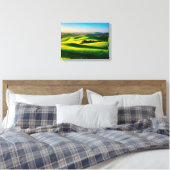 Landschap No. 3, Landschap Serie Canvasprint Canvas Afdruk (Insitu (Slaapkamer))