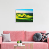 Landschap No. 3, Landschap Serie Canvasprint Canvas Afdruk (Insitu (Woonkamer))