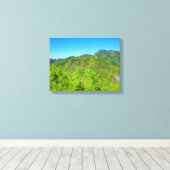 Landschap No. 8, Landschap Serie Canvasprint Canvas Afdruk (Insitu (Houten vloer))