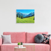 Landschap No. 9, Landschap Serie Canvasprint Canvas Afdruk (Insitu (Woonkamer))
