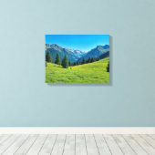 Landschap No. 9, Landschap Serie Canvasprint Canvas Afdruk (Insitu (Houten vloer))