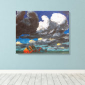 Landschap, Noord-Friesland | Emil Nolde | Canvas Afdruk (Insitu (Houten vloer))