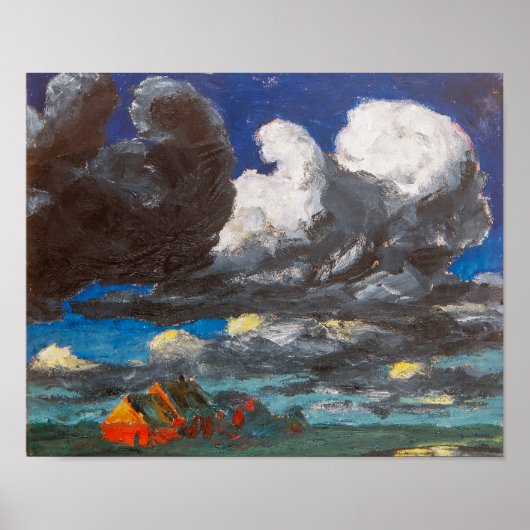 Landschap, Noord-Friesland | Emil Nolde | Poster (Voorkant)