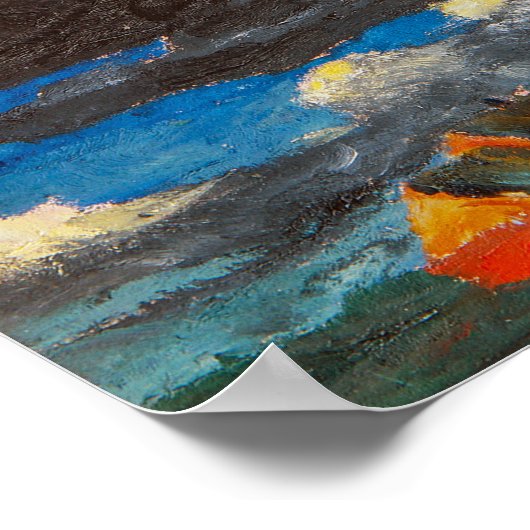 Landschap, Noord-Friesland | Emil Nolde | Poster (Hoek)