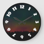 Landschap Noordelijke Lichten Grote Klok (Voorkant)