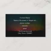 Landschap Noordelijke Lichten Visitekaartje (Achterkant)