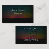 Landschap Noordelijke Lichten Visitekaartje (Voorkant / Achterkant)