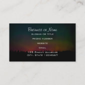 Landschap Noordelijke Lichten Visitekaartje (Achterkant)