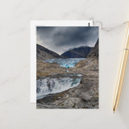 Landschap Noorwegen Briefkaart (Voorkant / Achterkant in situ)