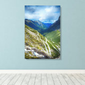 Landschap Noorwegen Canvas Afdruk (Insitu (Houten vloer))