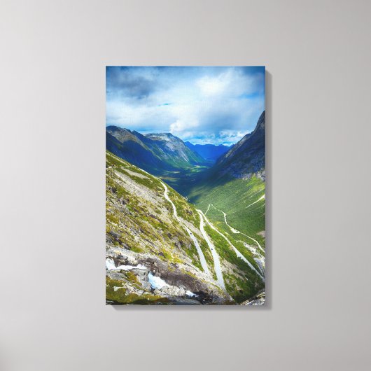 Landschap Noorwegen Canvas Afdruk (Voorkant)