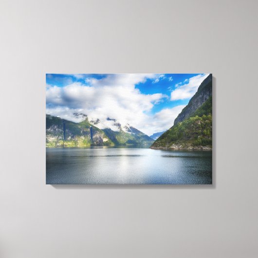 Landschap Noorwegen Canvas Afdruk (Voorkant)