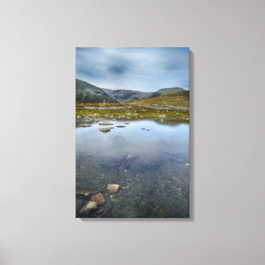 Landschap Noorwegen Canvas Afdruk (Voorkant)