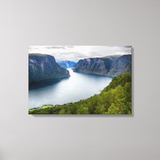 Landschap Noorwegen Canvas Afdruk (Voorkant)