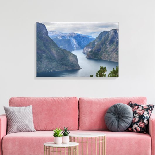 Landschap Noorwegen Canvas Afdruk (Insitu (Woonkamer))