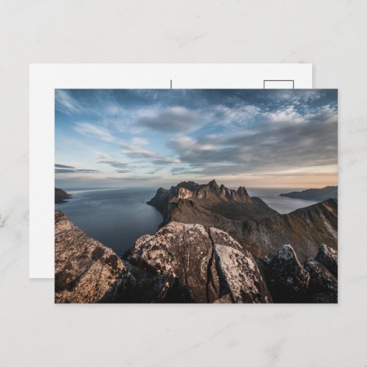 Landschap Noorwegen Feestdagenkaart (Voorkant / Achterkant)