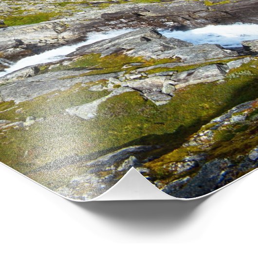 Landschap Noorwegen Foto Afdruk (Hoek)