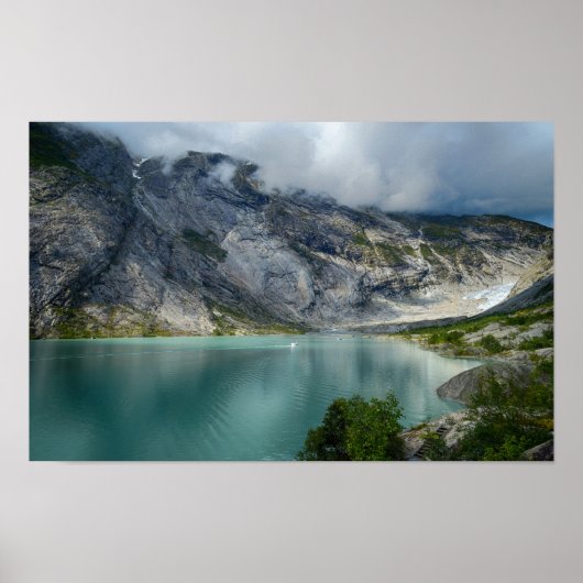 Landschap Noorwegen Poster (Voorkant)
