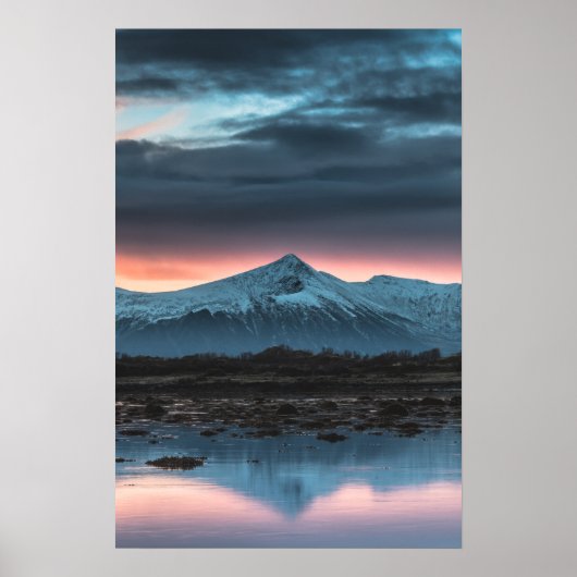 Landschap Noorwegen Poster (Voorkant)