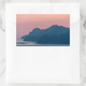 Landschap Noorwegen Rechthoekige Sticker (Tas)