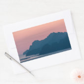 Landschap Noorwegen Rechthoekige Sticker (Envelop)