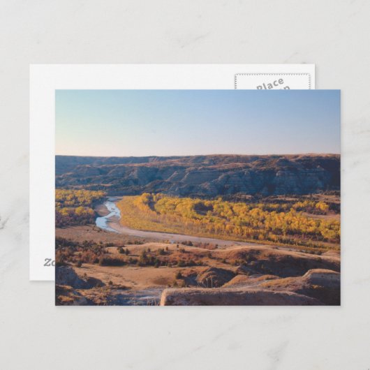 Landschap North Dakota Briefkaart (Voorkant / Achterkant)