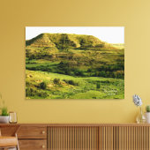 Landschap North Dakota's Canvas Afdruk (Insitu (Woonkamer))