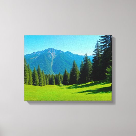 Landschap Nr. 12, Landschap Serie Canvasprint Canvas Afdruk (Voorkant)