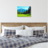 Landschap Nr. 12, Landschap Serie Canvasprint Canvas Afdruk (Insitu (Slaapkamer))