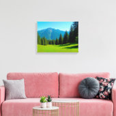 Landschap Nr. 12, Landschap Serie Canvasprint Canvas Afdruk (Insitu (Woonkamer))