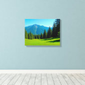 Landschap Nr. 12, Landschap Serie Canvasprint Canvas Afdruk (Insitu (Houten vloer))