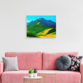Landschap Nr. 17, Landschap Serie Canvasprint Canvas Afdruk (Insitu (Woonkamer))