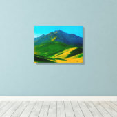 Landschap Nr. 17, Landschap Serie Canvasprint Canvas Afdruk (Insitu (Houten vloer))